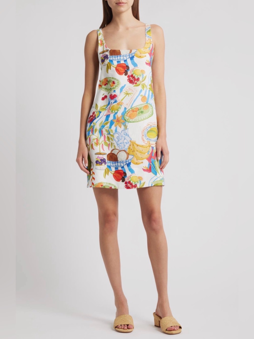 FARM Rio Fresh Table Linen Minidress
